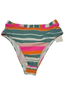 Women’s Large Raisins On the Road Tropic Printed Swim Bikini Bottoms